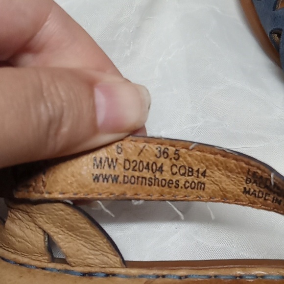 Born blue leather women's sandals size 6 - Picture 6 of 12